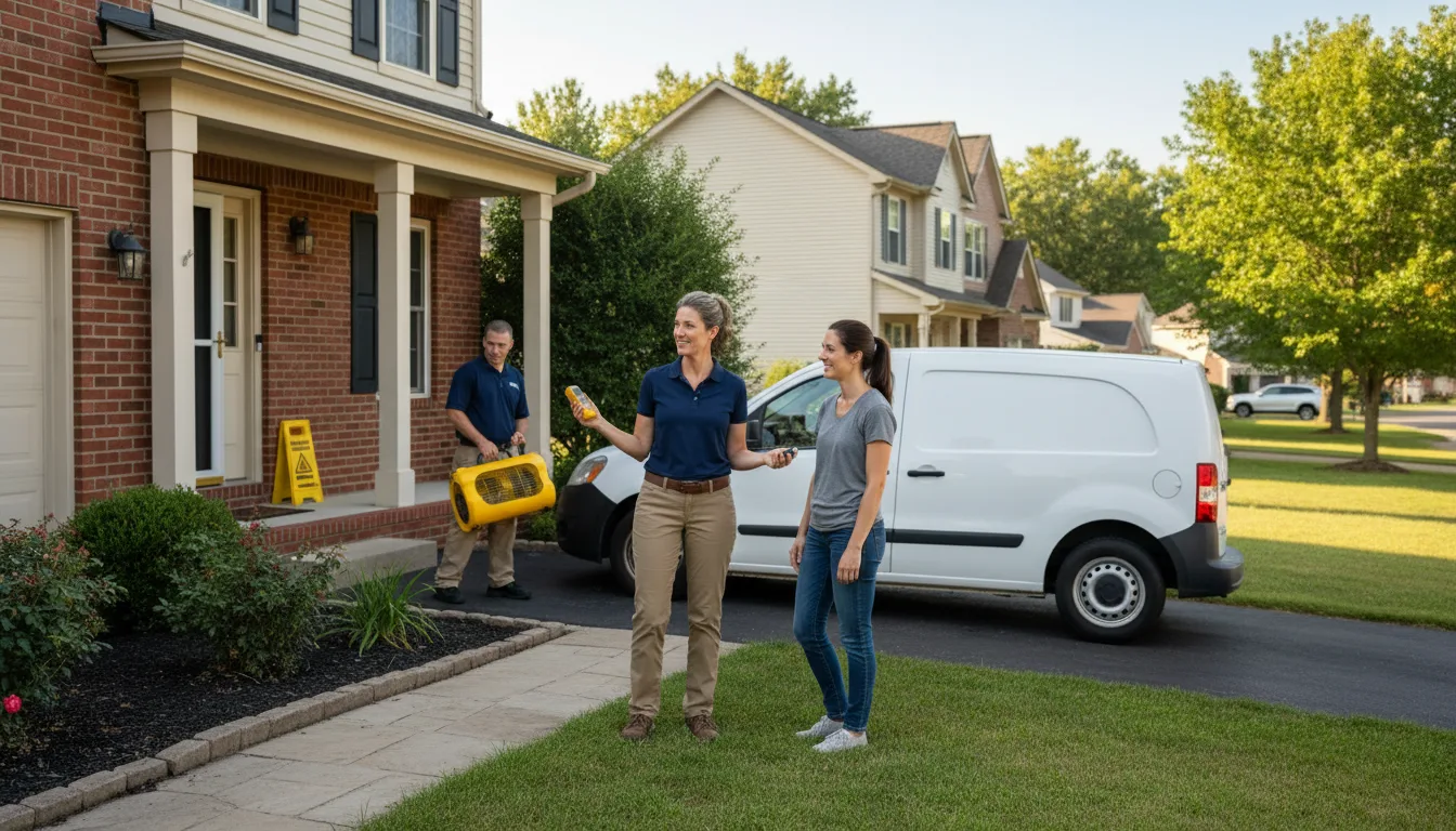 Residential water damage restoration in Georgetown, PA